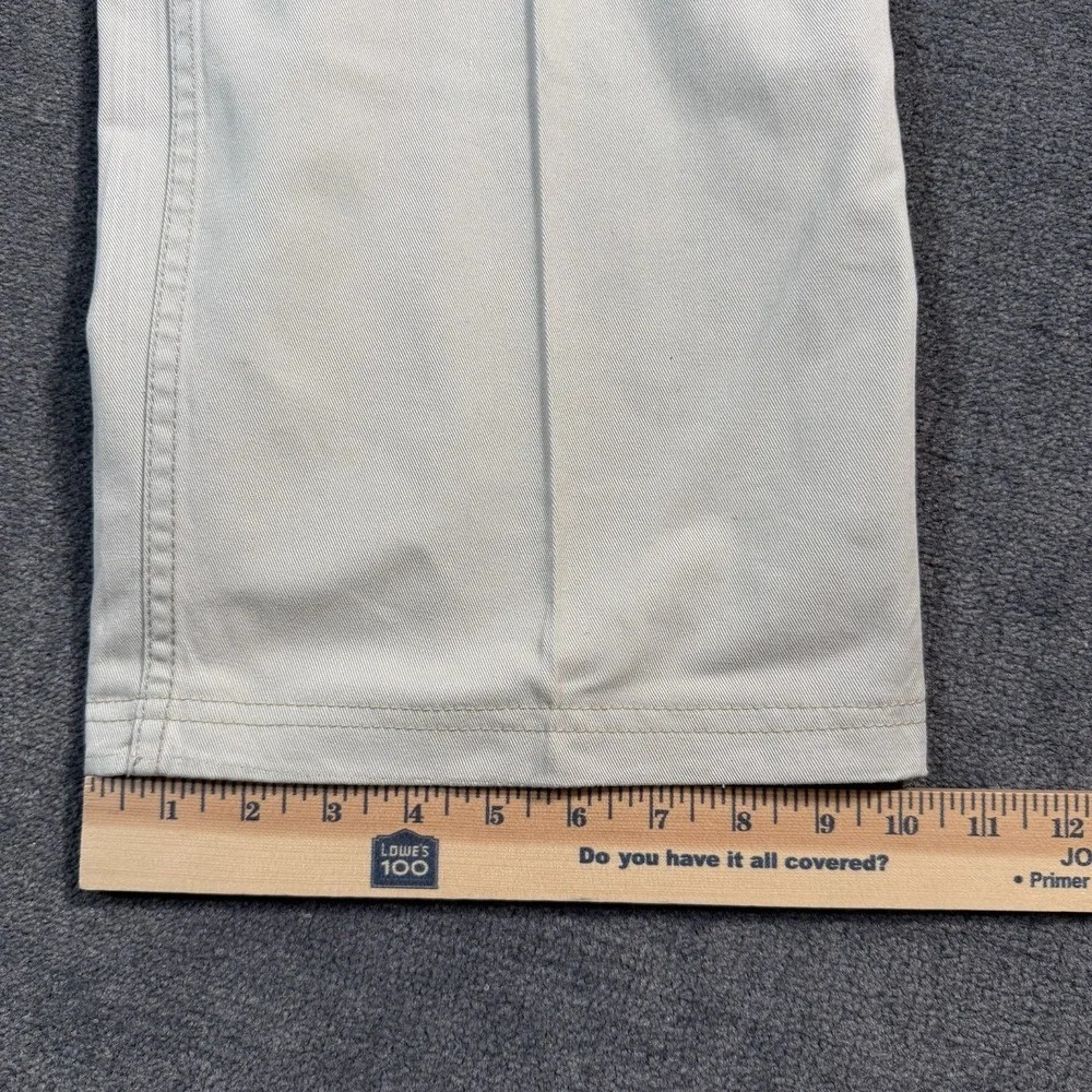 Vtg Levi's Cargo Pants Men's 36x30 Loose Straight White Baggy Skate Y2K Cotton